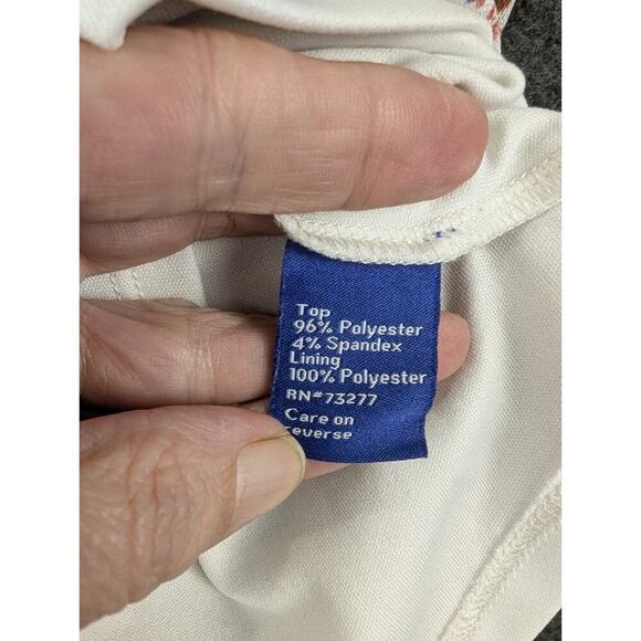 Apt. 9 Women's Top Size M Sleeveless Multicolored Floral Round Neck - Picture 5 of 8